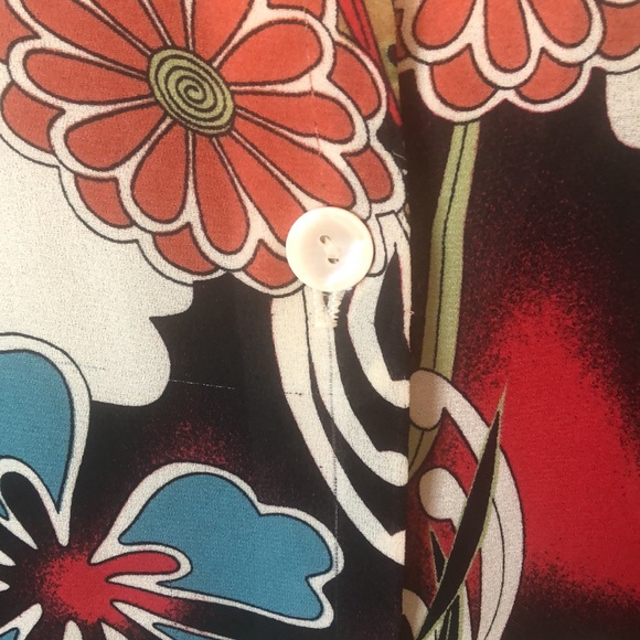 VINTAGE floral/colourful blouse - Picture 4 of 10